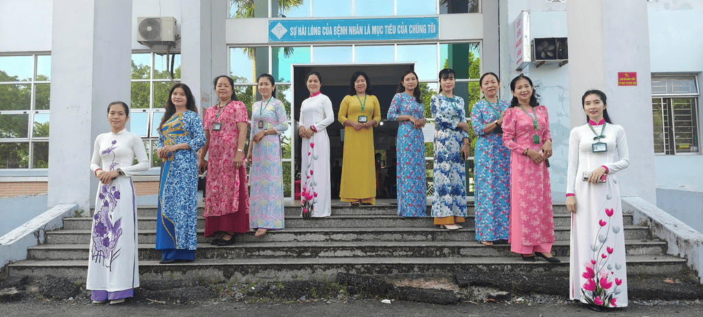 Trung Tâm Y Tế Châu Thành Hưởng Ứng Tuần Lễ Áo Dài, Áo Bà Ba Nhân Kỷ Niệm Ngày Quốc Tế Phụ Nữ 8/3
