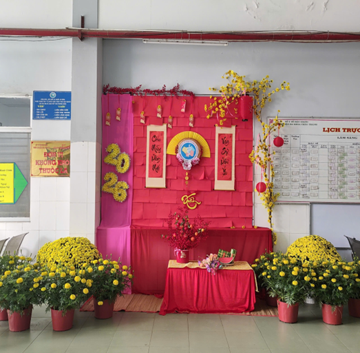 TRUNG TÂM Y TẾ KHU VỰC CHÂU THÀNH TRANG TRÍ ĐÓN XUÂN BÍNH NGỌ 2026